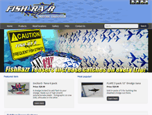 Tablet Screenshot of fishrazr.com